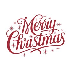 merry christmas lettering