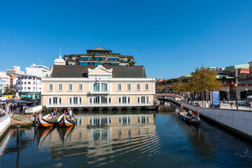 Obraz premium Building of the former Captaincy of the port of Aveiro. Centro Region, Portugal.