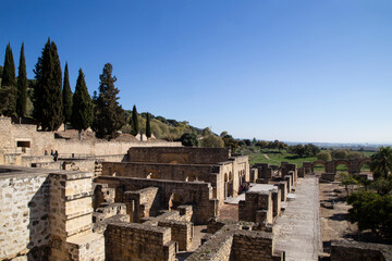 Palatine city of Medina Azahara from the 10th century. Cordoba, Andalusia, Spain.