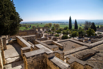 Palatine city of Medina Azahara from the 10th century. Cordoba, Andalusia, Spain.