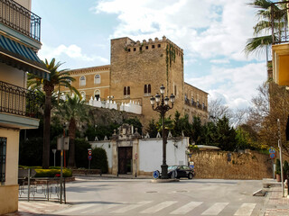 Cabra Castle from the 9th century. Cordoba, Andalusia, Spain.