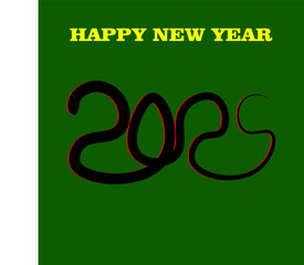 illustration of a year 2025