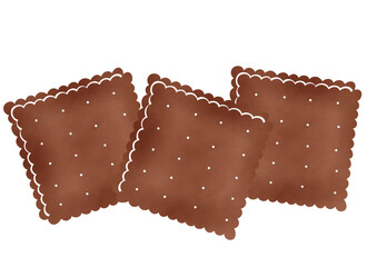 chocolate bar isolated on white