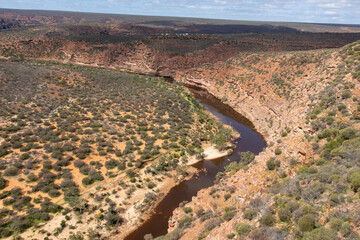 Kalbarri National Park, Western Australia. Gorges, River, Z-Bend, Natures Windows and Skywalks