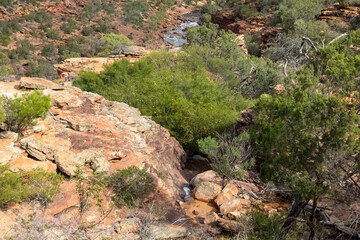 Kalbarri National Park, Western Australia. Gorges, River, Z-Bend, Natures Windows and Skywalks