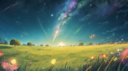 異世界の草原