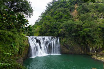 Fototapeta premium Taiwan Shifen Waterfall in Pingxi District
