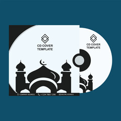 Islamic CD Cover Vector Design Template