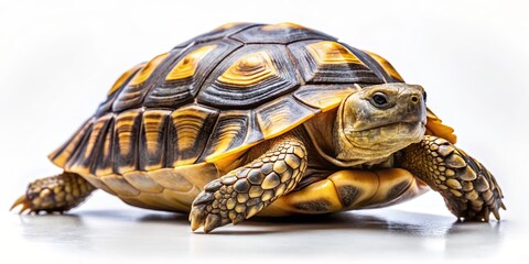 Obraz premium Isolated Turtle on White Background for Nature Lovers