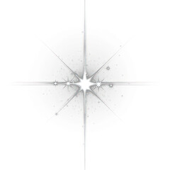Obraz premium PNG Star rays streaking light background sparkle.