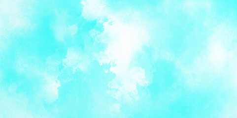 abstract cloud and vapor texture background. white and blue smoke aquarelle smudge illustration smooth grungy smokey light pastel colors ink glow. white color powder explosion .