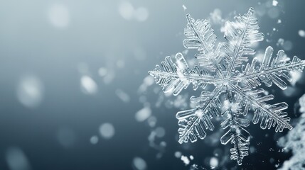 Minimalist Abstract Snowflake Tessellation Design