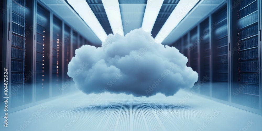 Poster cloud computing concept in data center environment