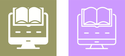 Digital Learning Vector Icon