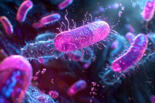Fecal Microbiota Transplant: An image depicting the process of fecal microbiota transplant, used to restore microbial balance in patients 