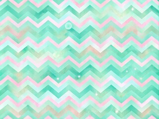 Whimsical Chevron Pattern with Crescent Moons in Soft Pastel Pink for Creative Projects and Designs
