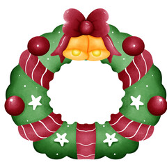 Obraz premium Christmas with hippopotamus 