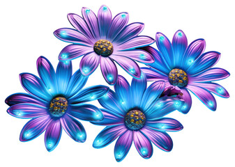 Obraz premium PNG Daisies pattern flower nature.