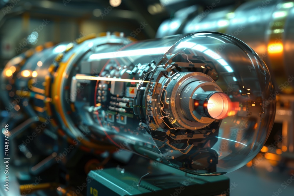 Poster advanced missile guidance system showcasing cutting-edge precision and sophisticated electronics