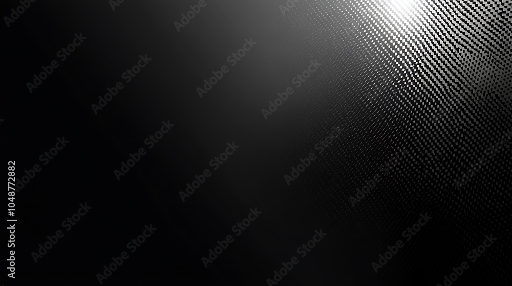 Aufkleber Abstract black and white background with a textured diagonal line of light.
