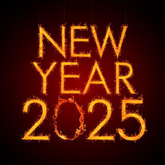 happy new year 2025 greeting, new year 2025, happy new year ,2025 abstract Happy New Year poster, background.