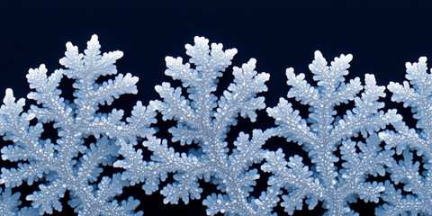 Winter themed background with copy space