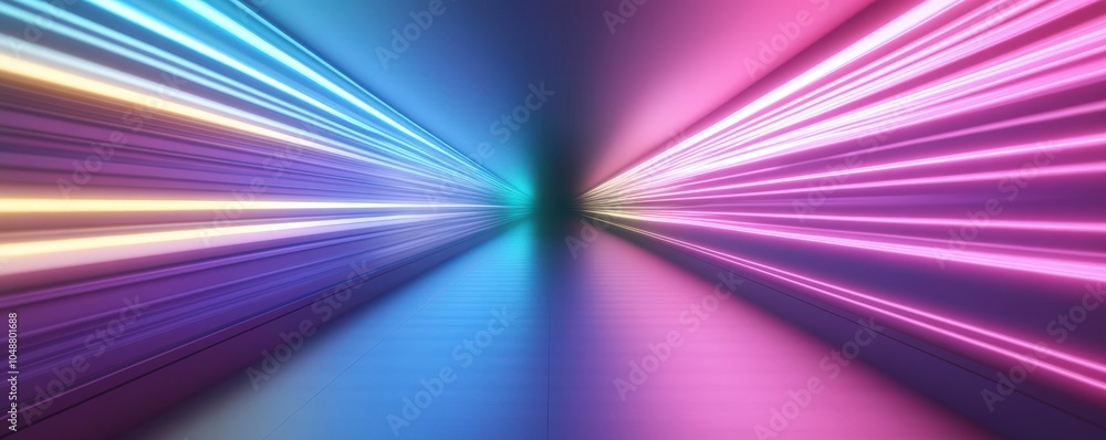 Poster vibrant abstract motion blur background with dynamic light rays