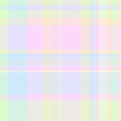 Scarf seamless tartan textile, difficult check background pattern. Spring plaid vector fabric texture in light and blanched almond colors.