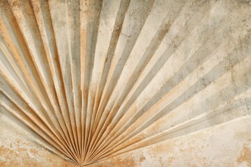 Textured Wall with Radiating Pattern