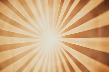 Golden Radiance with Retro Sunburst Pattern