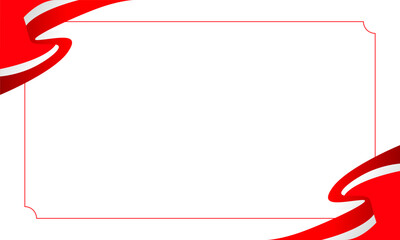 Obraz premium background of the red and white Indonesian flag