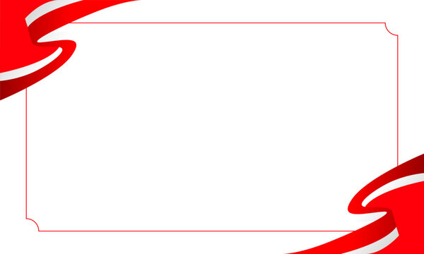 background of the red and white Indonesian flag