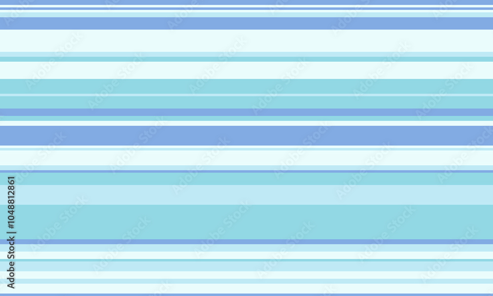 Poster geometric stripes seamless vector pattern with horizontal lines in varied colours, creating an abstr