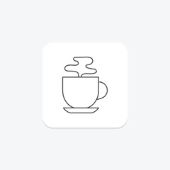 Food Aroma thinline icon , vector, pixel perfect, illustrator file