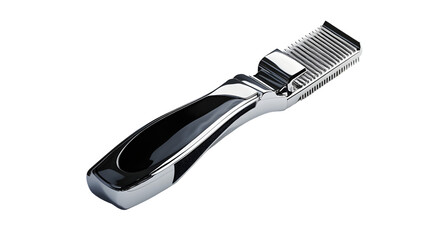 Obraz premium Stylish barber's clipper, generative AI, isolated on white background