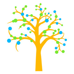 Obraz premium Little Tree Plant Leaves Nature Forest Silhouette Plant Flowers Garden Plants Nature Lovers Pretty Beautiful Pot Flower Little Comic Hobby Gardeners Love Blooming Meadows Gardening Cute Cool Drawing