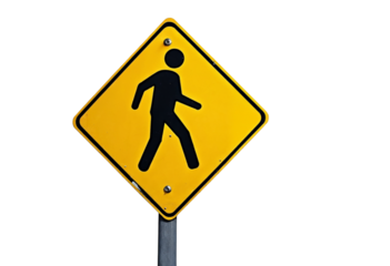 pedestrian crossing sign