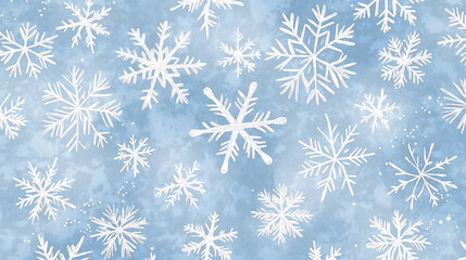 Frosty Dots and Flakes: A Wintry Pattern Delight