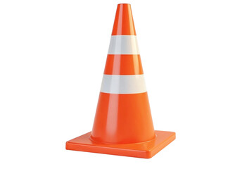 traffic cone isolated on white