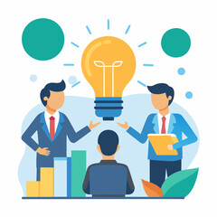 business person with idea