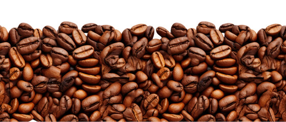 Obraz premium PNG Coffee beans coffee backgrounds white background.