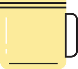 Coffee cup icon. Silhouette of hot tea, latte, espresso with steam. Cafe symbol. Mug coffee drink takeaway. PNG