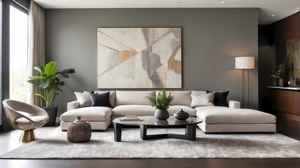 contemporary stylish living room design
