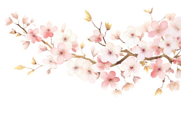 Obraz premium PNG Cherry blossom flower plant white.