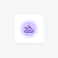 Food Meal color circle icon , vector, pixel perfect, illustrator file