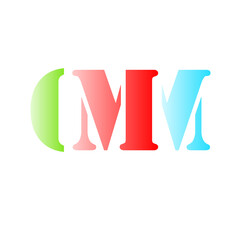 O M M logotype design PNG