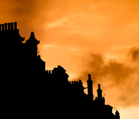 Glasgow Tenement Sunrise