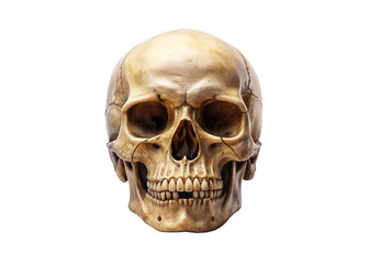 Naklejka premium human skull transparent background png file.