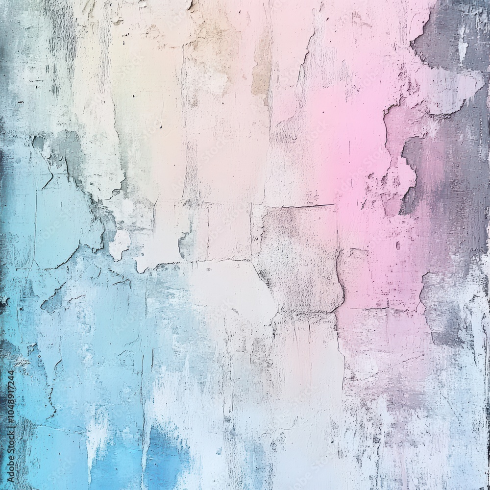 Poster abstract pastel textured background with soft colors and a weathered effect.