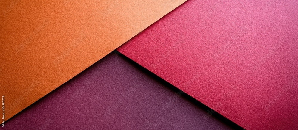 Poster Texture of colored paper surface of a brown paper sheet. with copy space image. Place for adding text or design